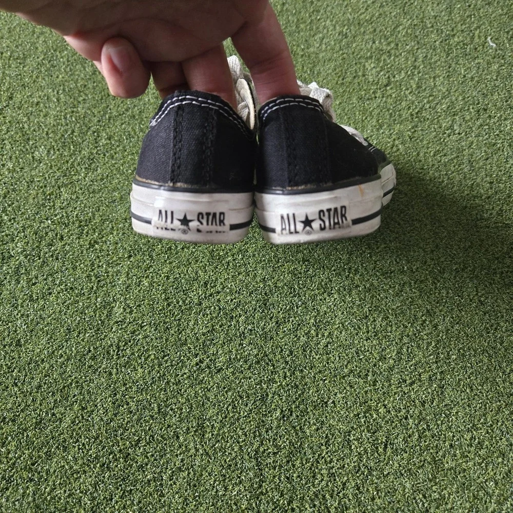 Kids Black Converse All Star Sneakers Size 13 Unisex